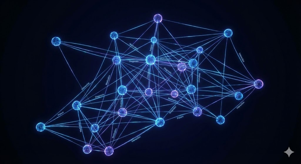 Knowledge graph visualization.
